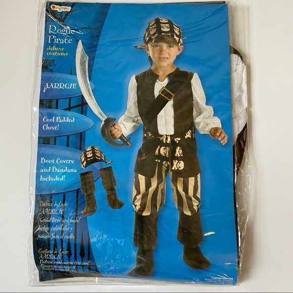 Disguise Rogue Pirate Child Toddler boy Costume - Picture 2 of 7